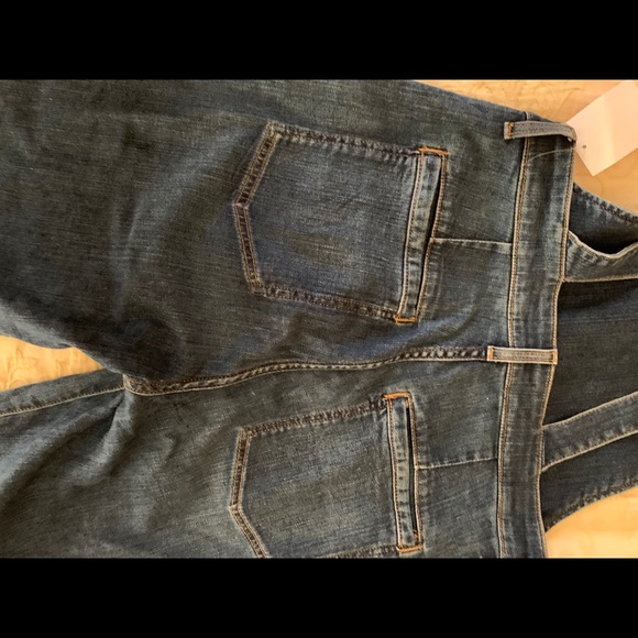 7 For All Mankind Cropped Overalls Large - Picture 14 of 15